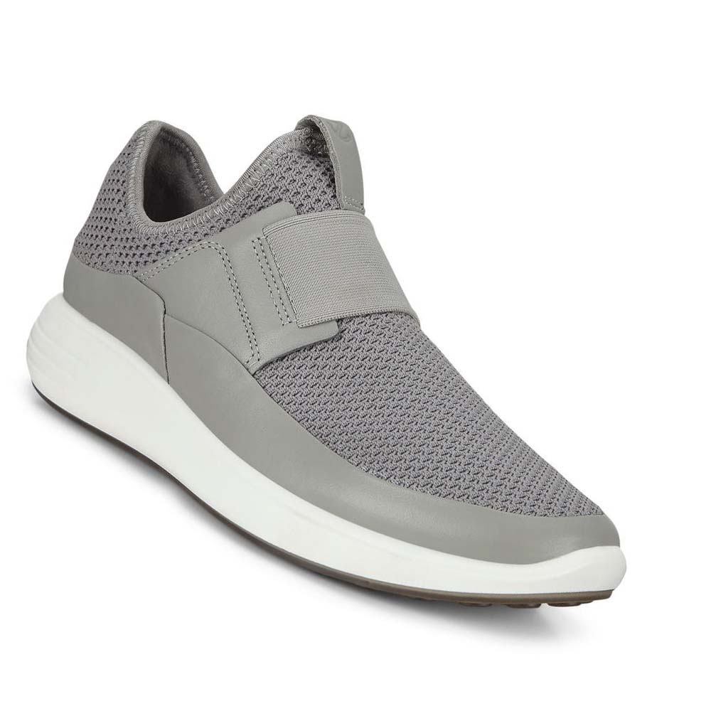 Női Ecco Soft 7 Runner Slip-on Alkalmi Cipő Szürke | HU 75HAP